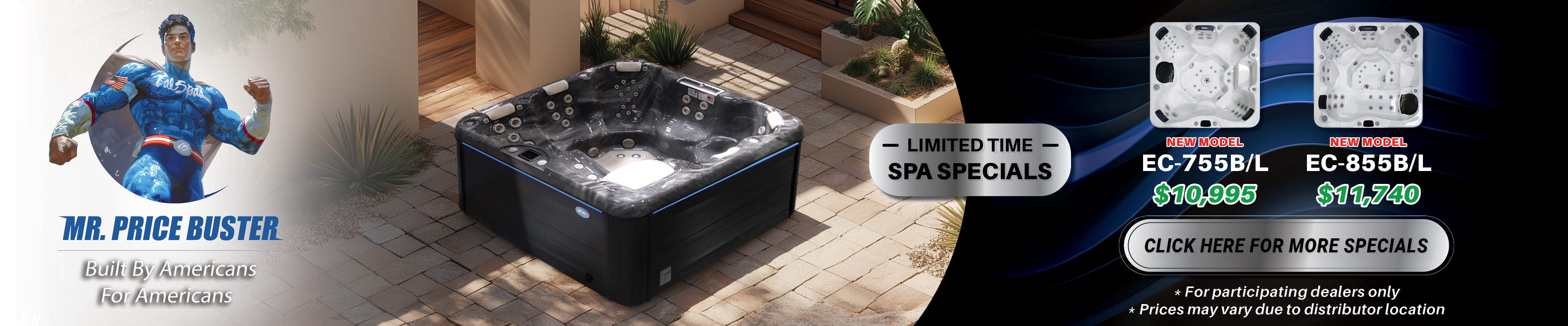 Calspas hot tub being used in a family setting - Madison